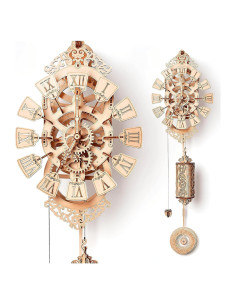 Reloj de Péndulo de Madera Wood Trick - Rompecabezas 3D