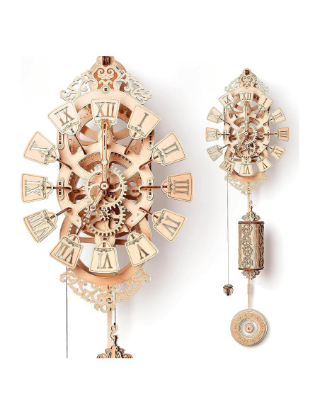 Reloj de Péndulo de Madera Wood Trick - Rompecabezas 3D