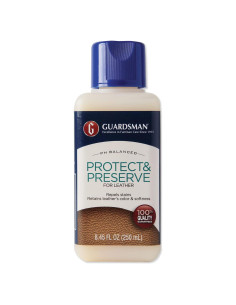 Protector y Conservador de Cuero Guardsman 248ml - Limpiador para Muebles y Autos
