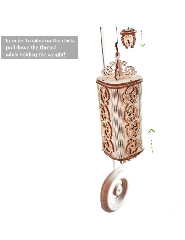 Reloj de Péndulo de Madera Wood Trick - Rompecabezas 3D