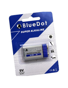Batería Alcalina 9V BlueDot Trading - Energía Duradera 1 Unidad