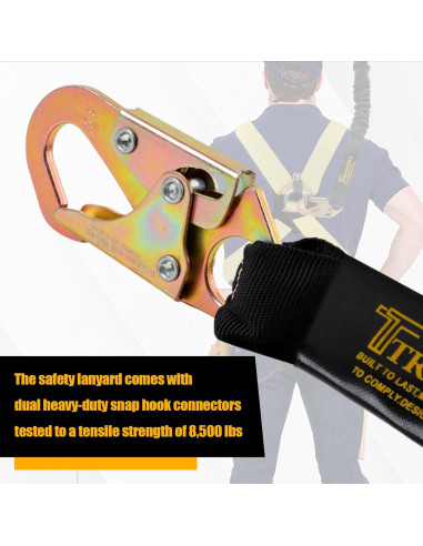 Lanyard de Seguridad TT TRSMIMA con Amortiguador 1.83 m