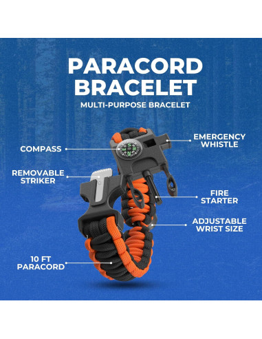 Tienda de Emergencia CloudTen para 2 Personas - Naranja