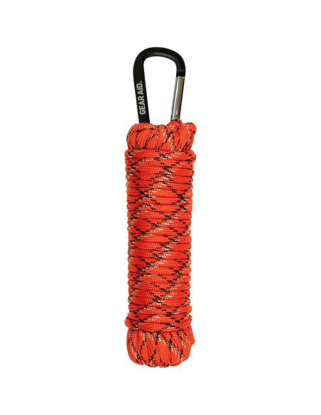 Cuerda Paracord 550 GEAR AID 9,14 m Nylon Naranja