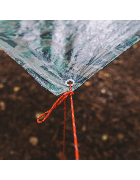 Cuerda Paracord 550 GEAR AID 9,14 m Nylon Naranja