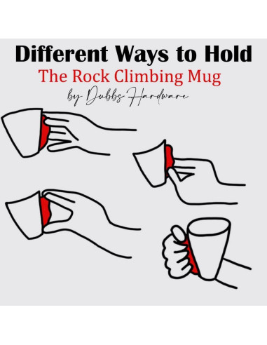 Taza de Escalada Dubbs Hardware - Agarre para Escaladores