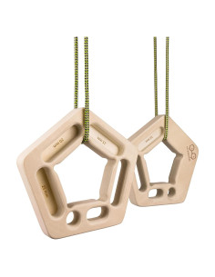 Agarraderos de Escalada YY Vertical Penta Madera 19x19cm