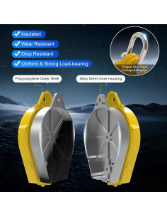 Protector de Caídas Encreese 15,24m Doble Bloqueo Automático 2