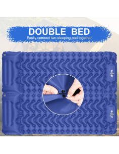 Colchoneta Inflable MOXILS DM-SLP02 Azul 190x63 cm 2