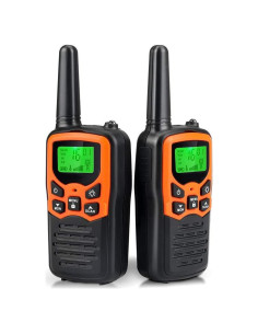Walkie Talkies MOICO T5 Naranja 2 Paquete 22 Canales