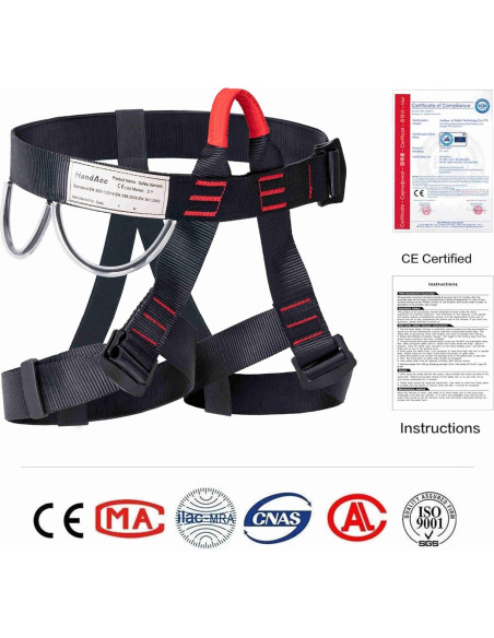 Cinturón de Escalada HandAcc Z-Y Unisex 50-114 cm