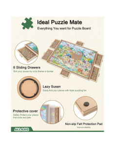 Mesa de Rompecabezas ALL4JIG 1500 Piezas con 6 Cajones 2