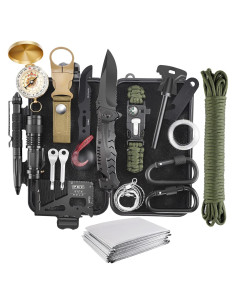 Kit de Supervivencia 22 en 1 Verifygear para Emergencias