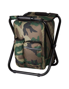 Mochila Enfriador Bright Star con Taburete Plegable 35x28x41cm