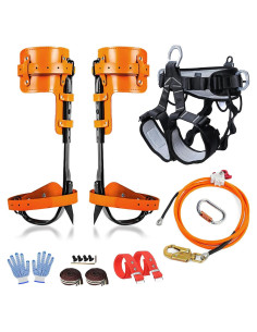 Equipo de Escalada de Árboles Clakioom Naranja Ajustable