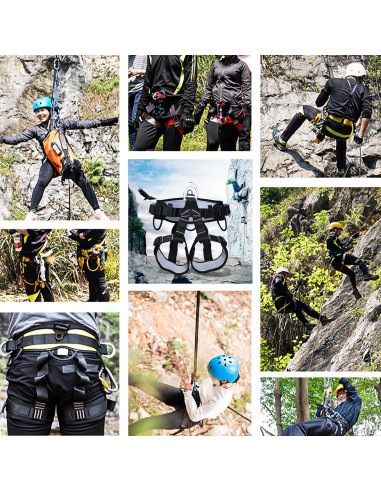 Equipo de Escalada de Árboles Clakioom Naranja Ajustable