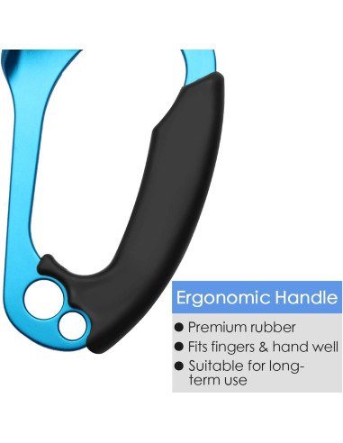 Ascensor de Mano Paliston para Escalada en Roca 8-12mm