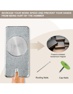 Hacha de Techo Magnética Holdly HLY18 0.48 kg con Imán 2