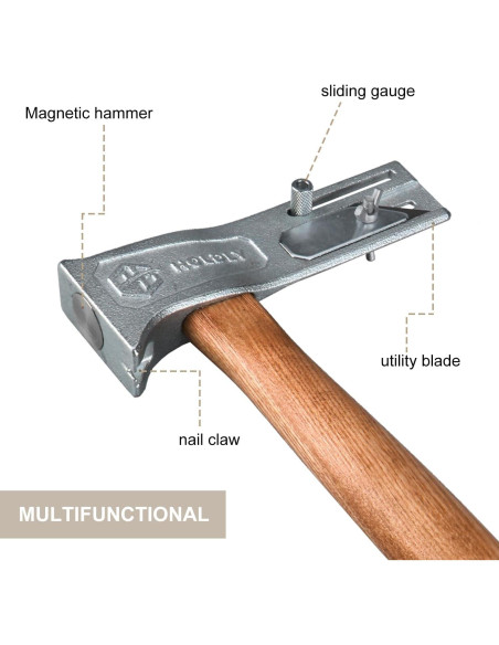 Hacha de Techo Magnética Holdly HLY18 0.48 kg con Imán