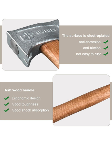 Hacha de Techo Magnética Holdly HLY18 0.48 kg con Imán