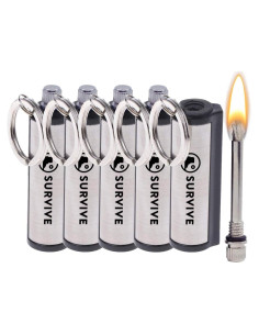 Encendedor Permanente SURVIVE Paquete de 5 a Prueba de Agua