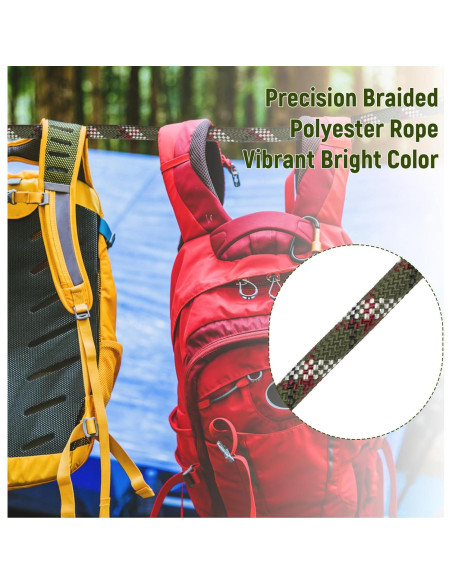 Cuerda de Arborista Caphremiel 30,48 m 1/2" Poliester Verde