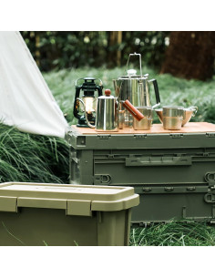 Caja de Almacenamiento Plegable SHIMOYAMA 75L Verde Celadón 2