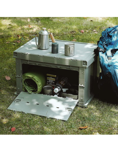 Caja de Almacenamiento Plegable SHIMOYAMA 75L Verde Celadón