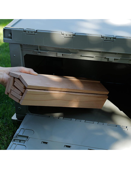 Caja de Almacenamiento Plegable SHIMOYAMA 75L Verde Celadón