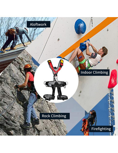 Arnés de Escalada NewDoar CE Ajustable 75-120 cm 22KN