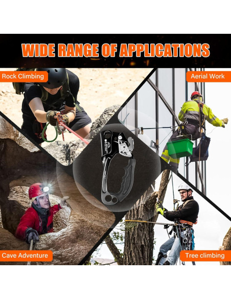 Ascensor de Mano AOKWIT Aluminio Ergonómico 19 cm para Escalada