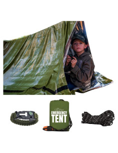 Tienda de Supervivencia CloudTen para 2 Personas - Ligera y Portátil