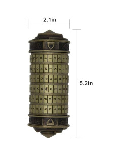 Cryptex Código Da Vinci Mini 19.8x12.7 cm Regalo Creativo 2