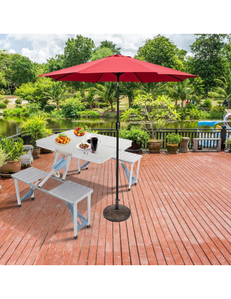 Mesa de Picnic Plegable Outvita Azul para 4 Personas