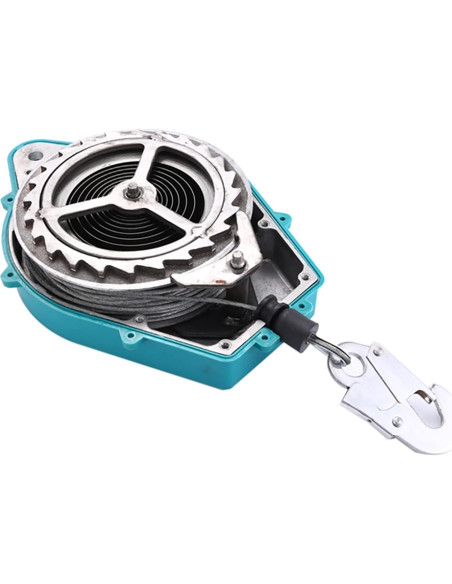 Línea de vida retráctil SanBouSi 7 m 150 kg con gancho