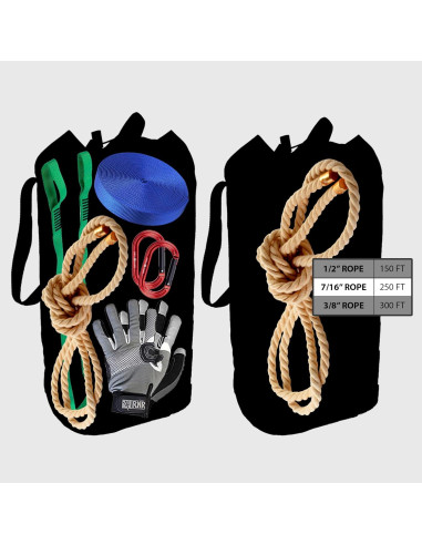 Bolsa de Almacenamiento de Cuerda Rock-N-Rescue 200m Amarillo