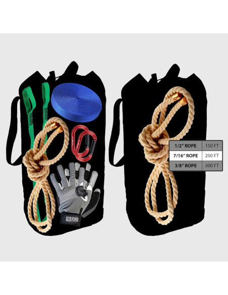 Bolsa de Almacenamiento de Cuerda Rock-N-Rescue 200m Amarillo