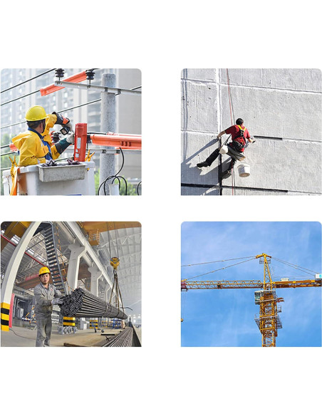 Línea de vida retráctil SanBouSi 7 m 150 kg con gancho