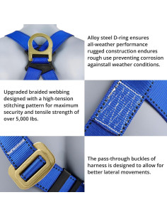 Arnés de Seguridad TRSMIMA Kit Completo para Construcción 2