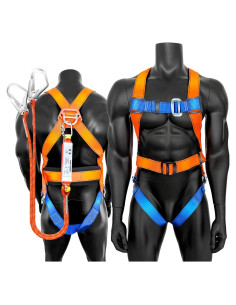 Arnés de Seguridad Glorouschu para Todo el Cuerpo - Naranja