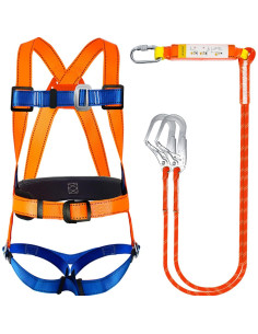 Arnés de Seguridad Glorouschu para Todo el Cuerpo - Naranja 2