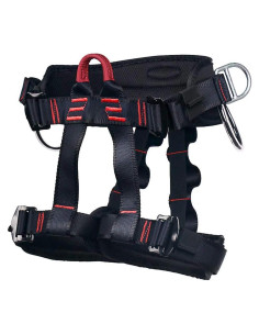 Arnés de Escalada X XBEN, Medio Cuerpo Ajustable Rojo
