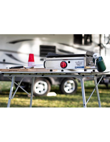 Mesa de Camping Plegable Camp Chef CT48A - Aluminio 4 Asientos