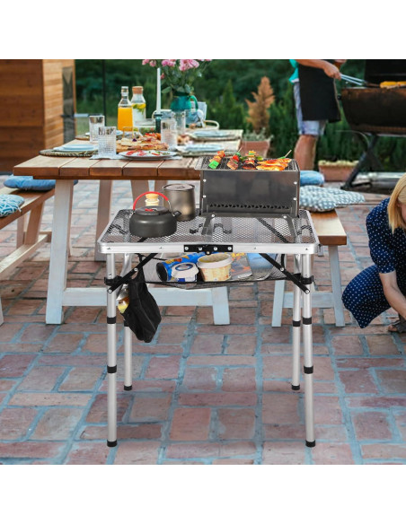 Mesa de Parrilla Plegable RedSwing 60x40cm Ajustable