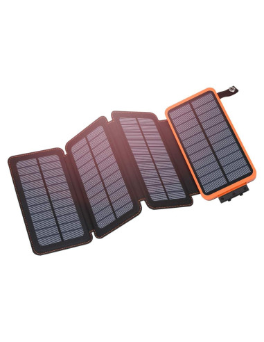 Cargador Solar Hiluckey 25000mAh con 4 Paneles Solares