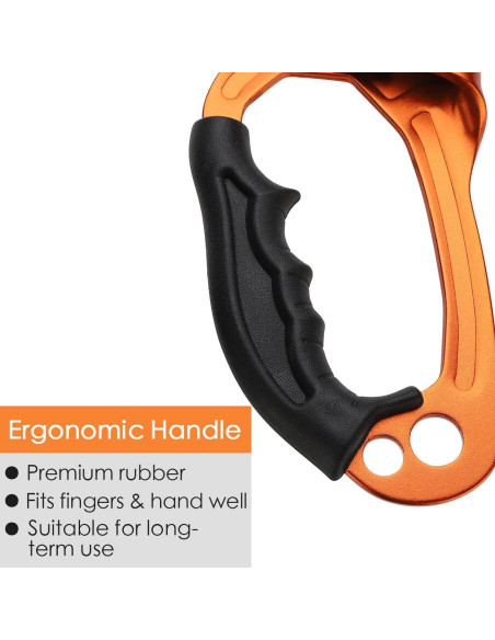 Ascensor de Mano Paliston para Escalada en Roca 8-13mm