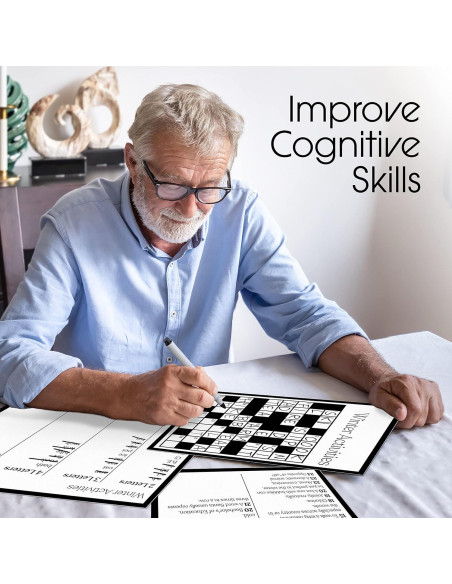 Crucigrama Reutilizable Manteniendo Ocupado para Adultos Mayores