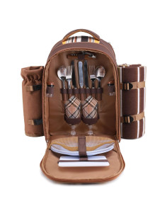 Mochila de Picnic Apollo Walker 2 Personas con Manta y Enfriador