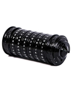 Mini Cryptex Da Vinci ArtRest Caja Rompecabezas Negra