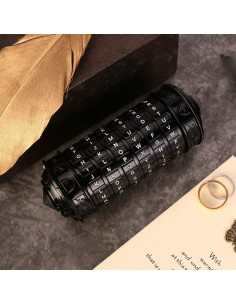 Mini Cryptex Da Vinci ArtRest Caja Rompecabezas Negra 2